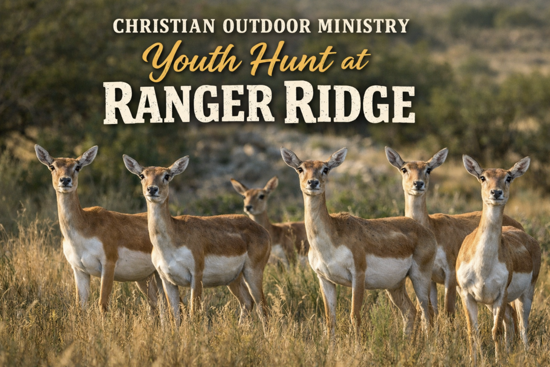 COM Youth Hunt at Ranger Ridge - May 22-24 - Exotics image