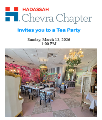 FL - FAR - Chevra Tea Party 2026 image