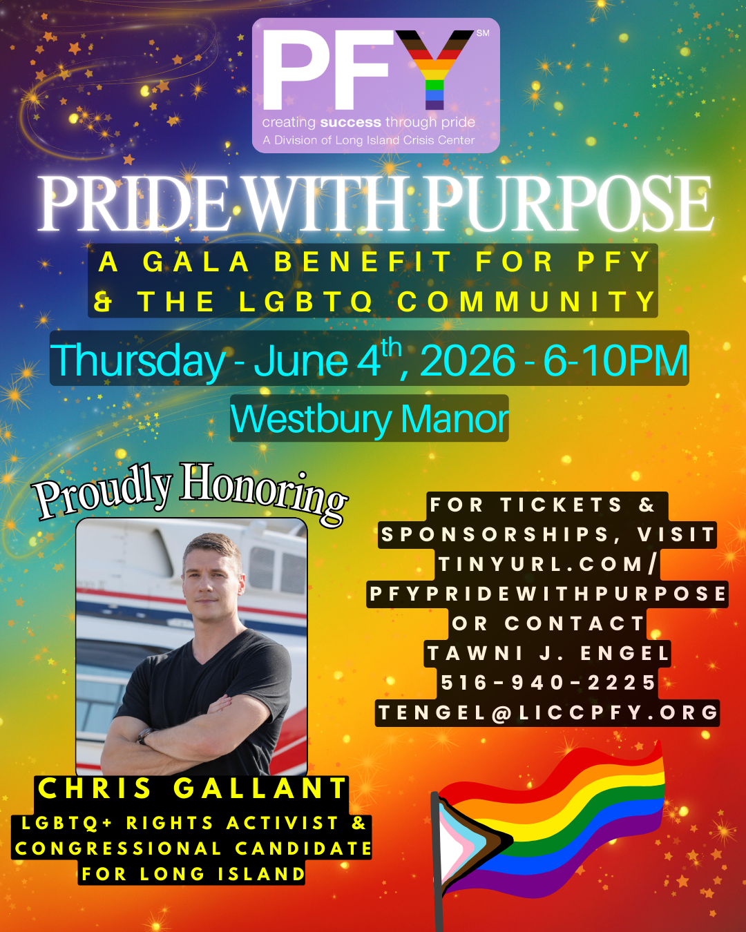 Pride with Purpose: A Benefit for PFY & the LGBTQ+ Community image