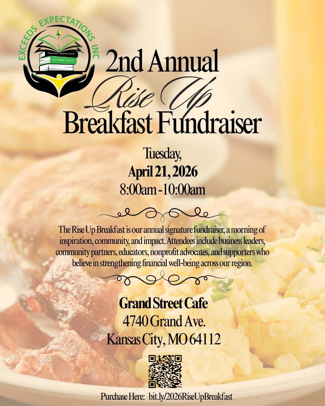 2nd Annual Rise Up Breakfast Fundraiser image