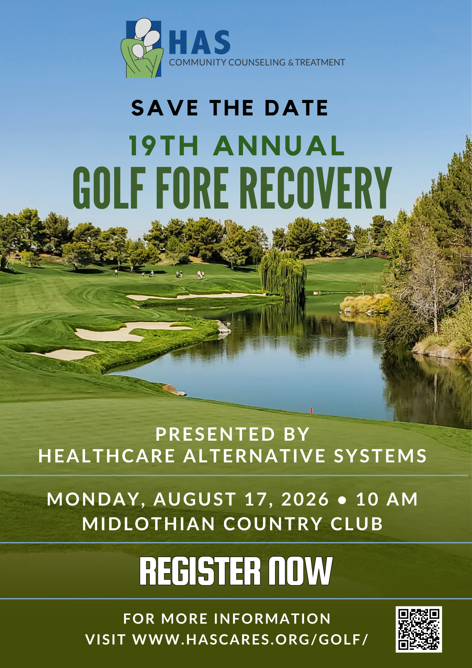 19th Annual Golf Fore Recovery Event - August 17, 2026  image