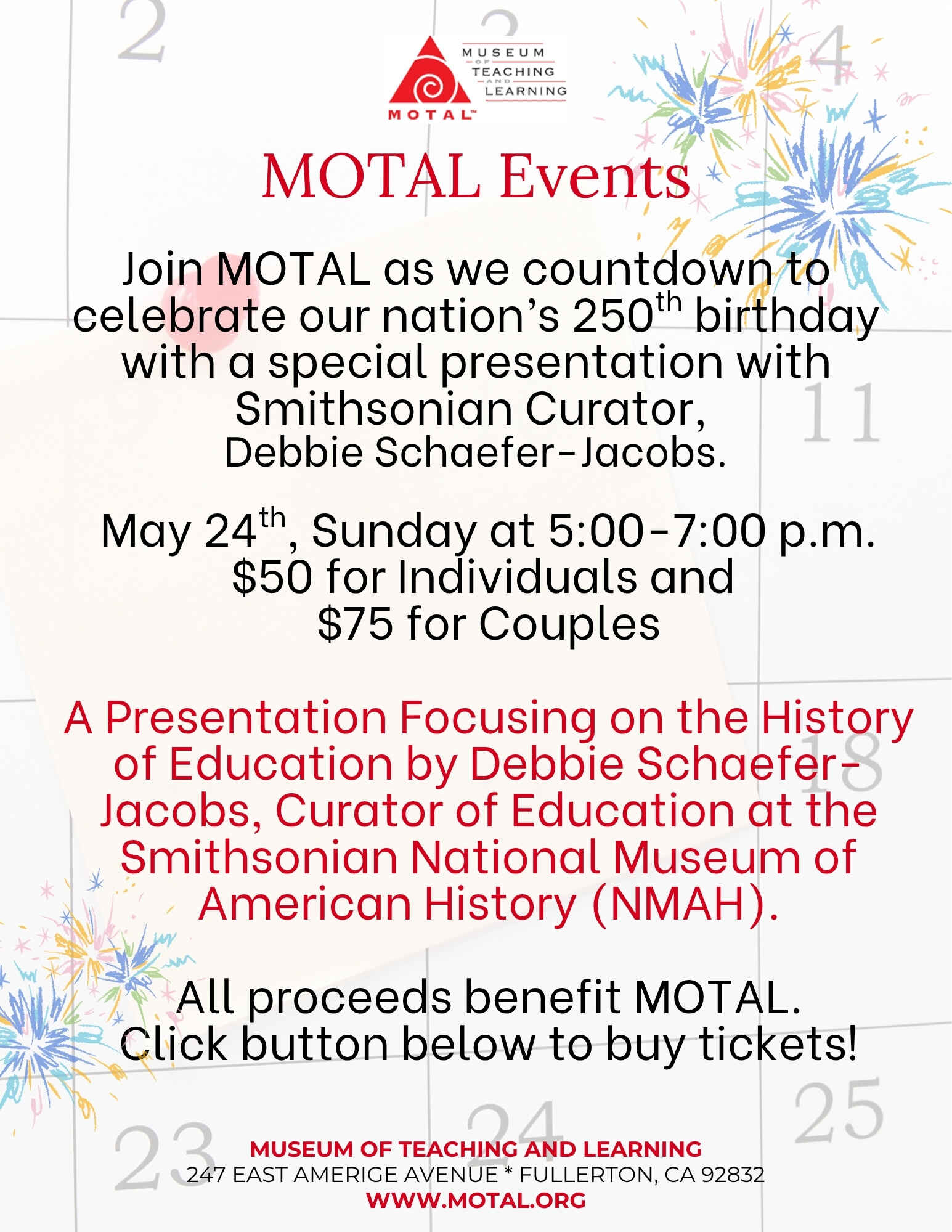 Celeb Salon Dinner & Speaker #10 - Smithsonian Curator Debbie Schaefer-Jacobs image