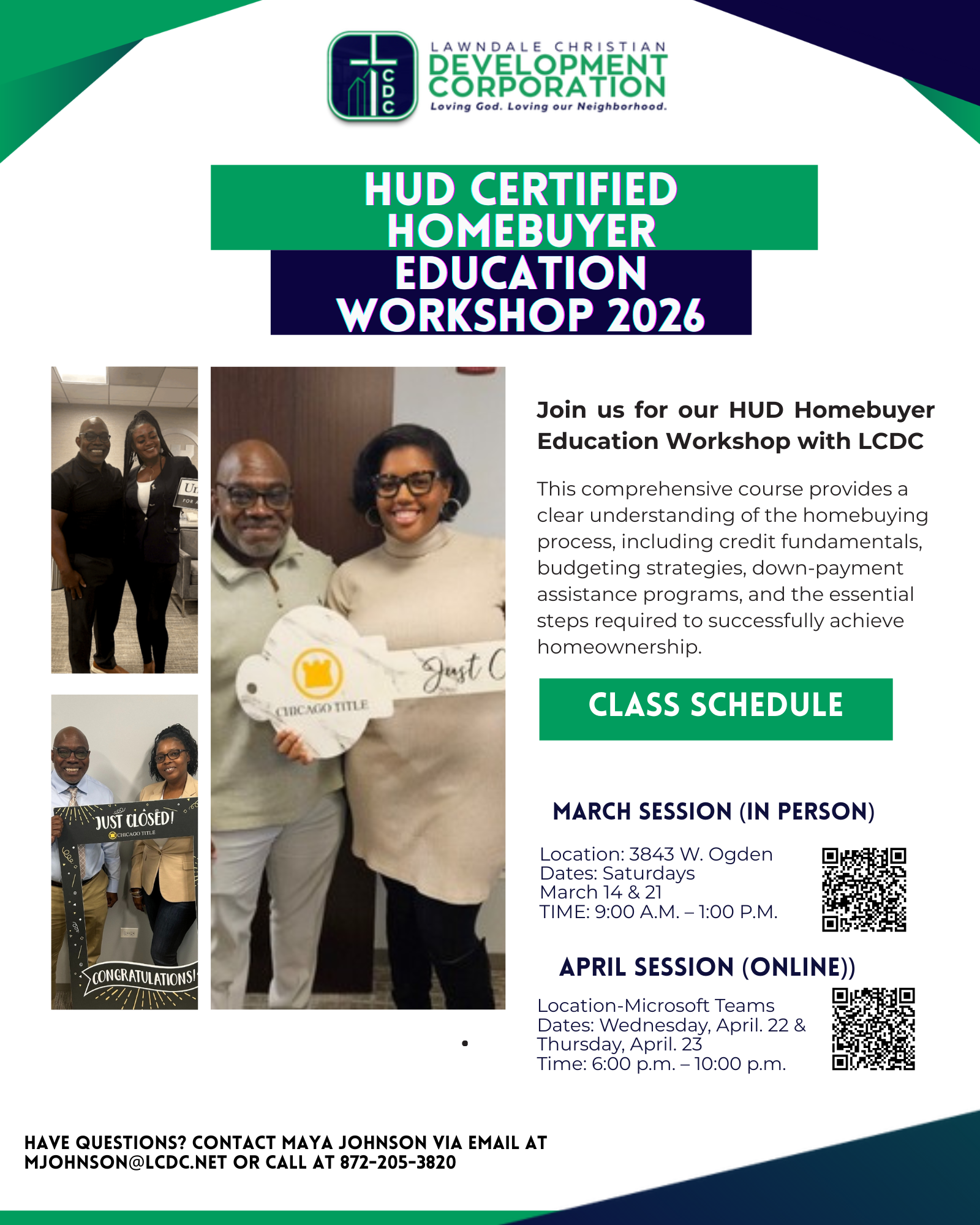 March HUD Homebuyer Education Workshop image