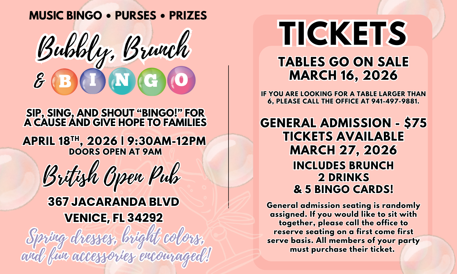Bubbly, Brunch & Bingo image