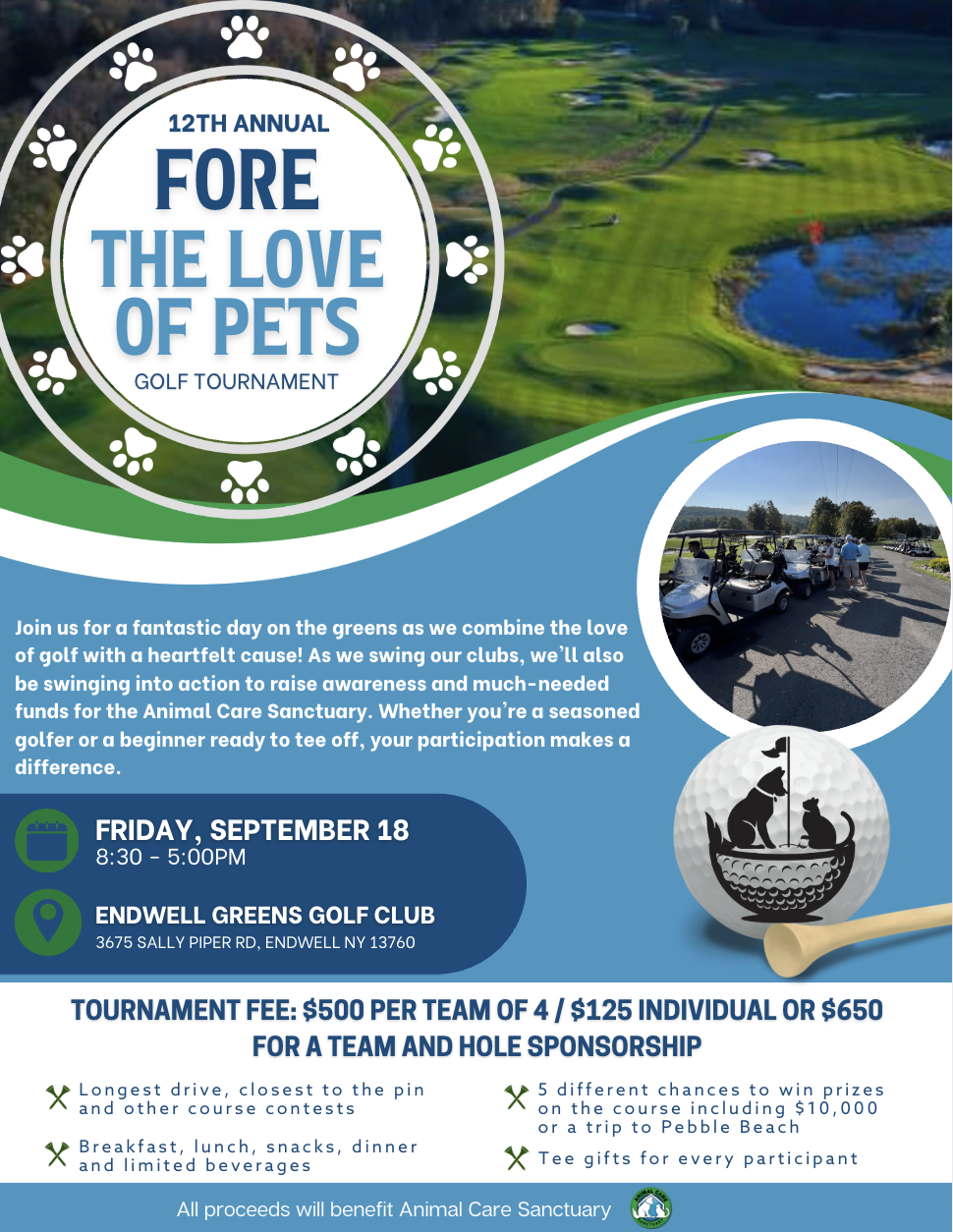 12th Annual FORE The Love of Pets Golf Tournament image