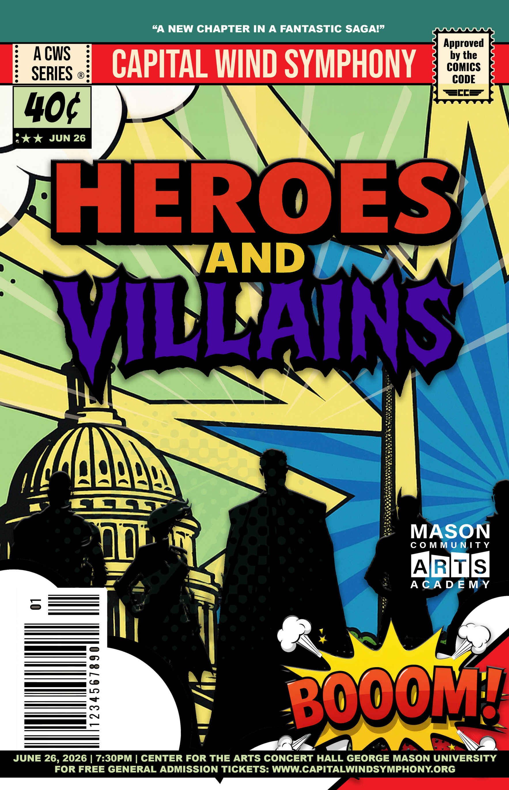 Heroes and Villains with the Capital WInd Symphony  image