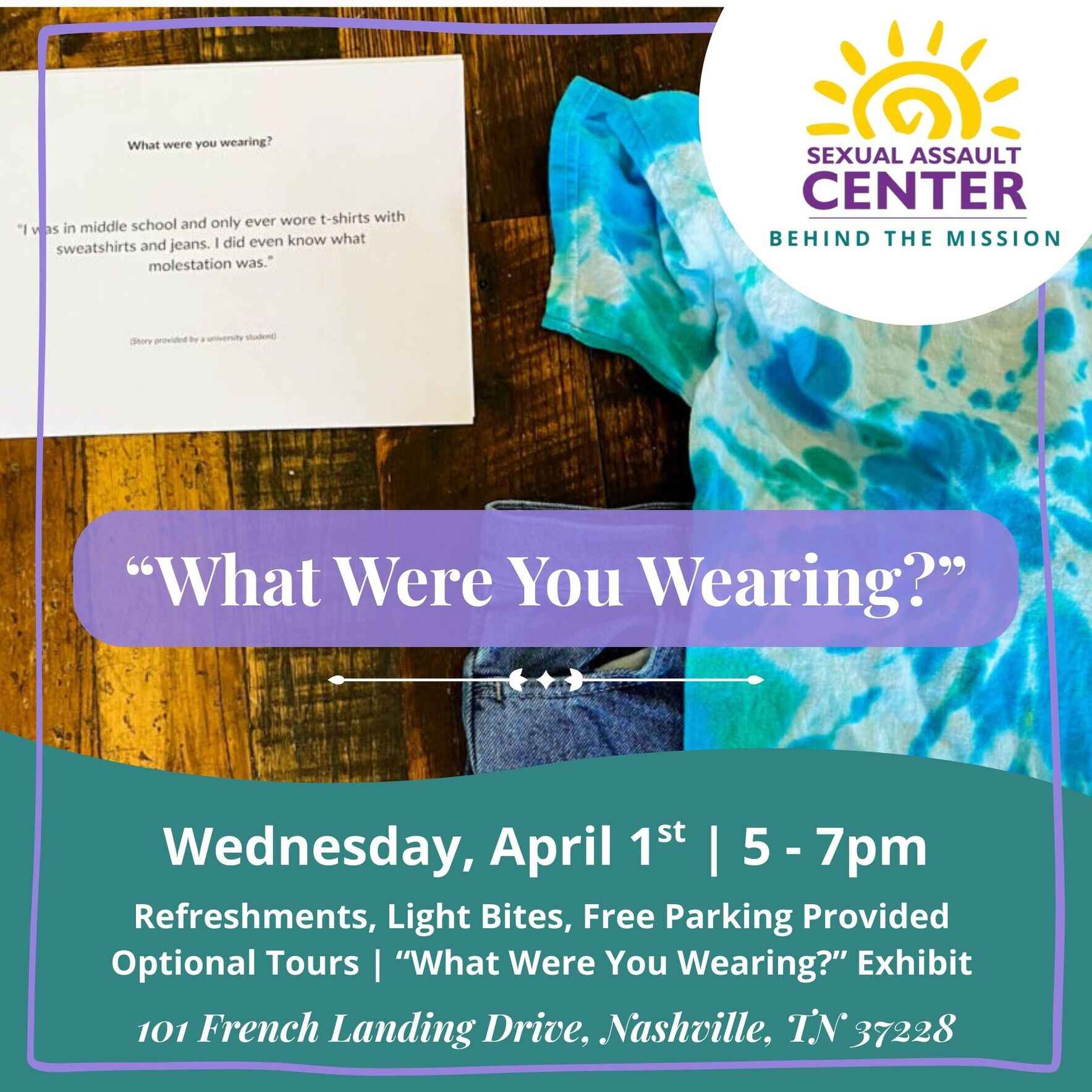 Behind The Mission: What Were You Wearing image