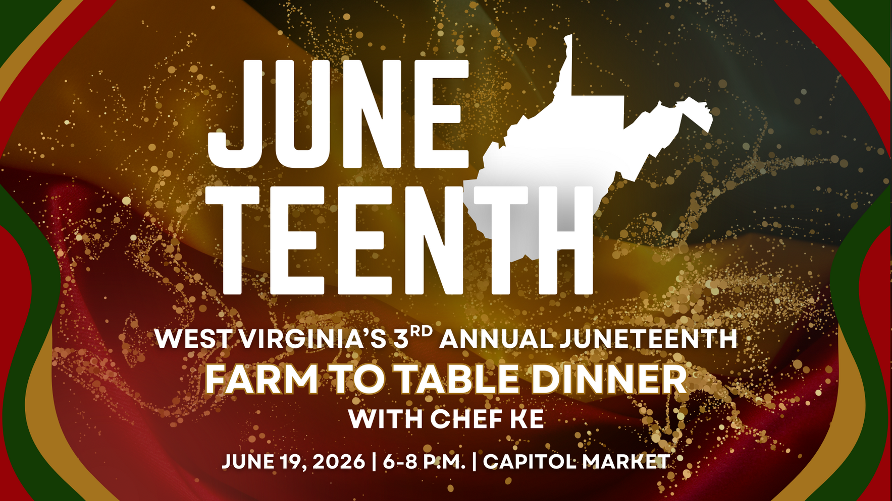 West Virginia's 3rd Annual Juneteenth Farm to Table Dinner image