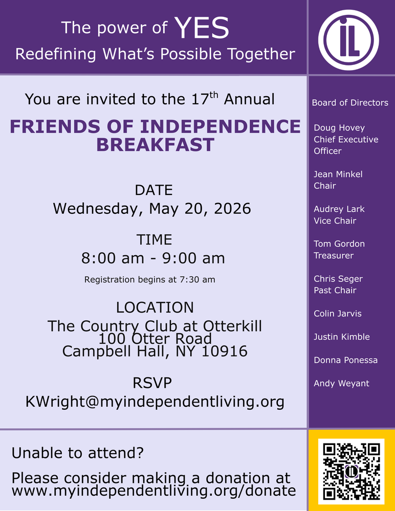 The 17th Annual Friends of Independence Breakfast image