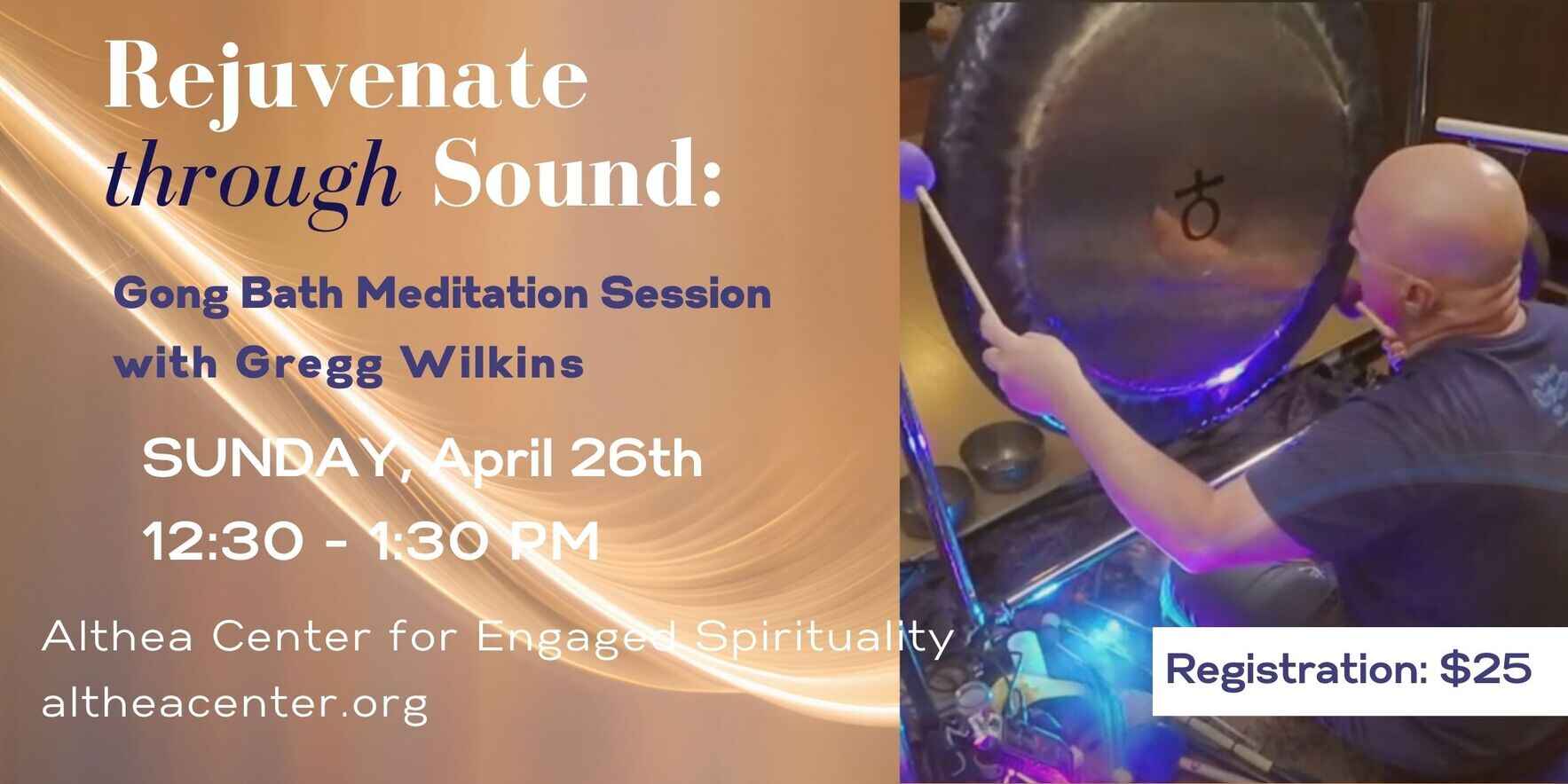 April 2026 Rejuvenate through Sound Gong Bath image