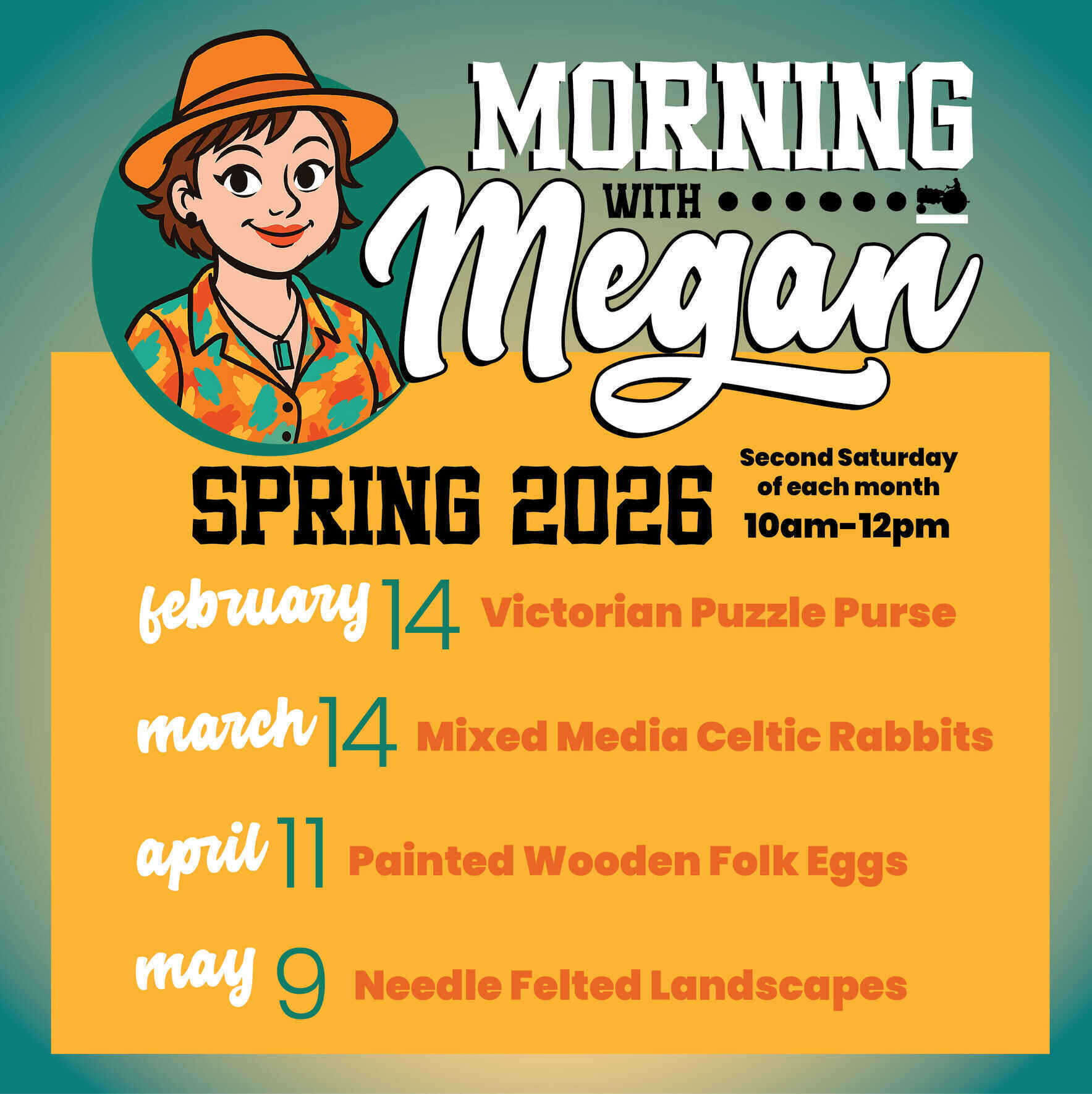 Morning with Megan: Mixed Media Celtic Rabbits image