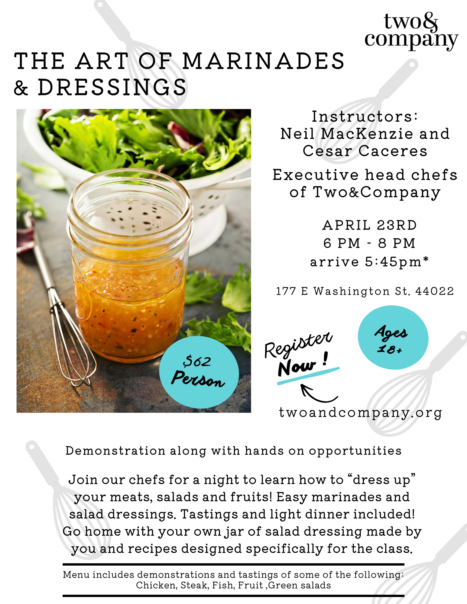 The Art of Dressings and Marinades image