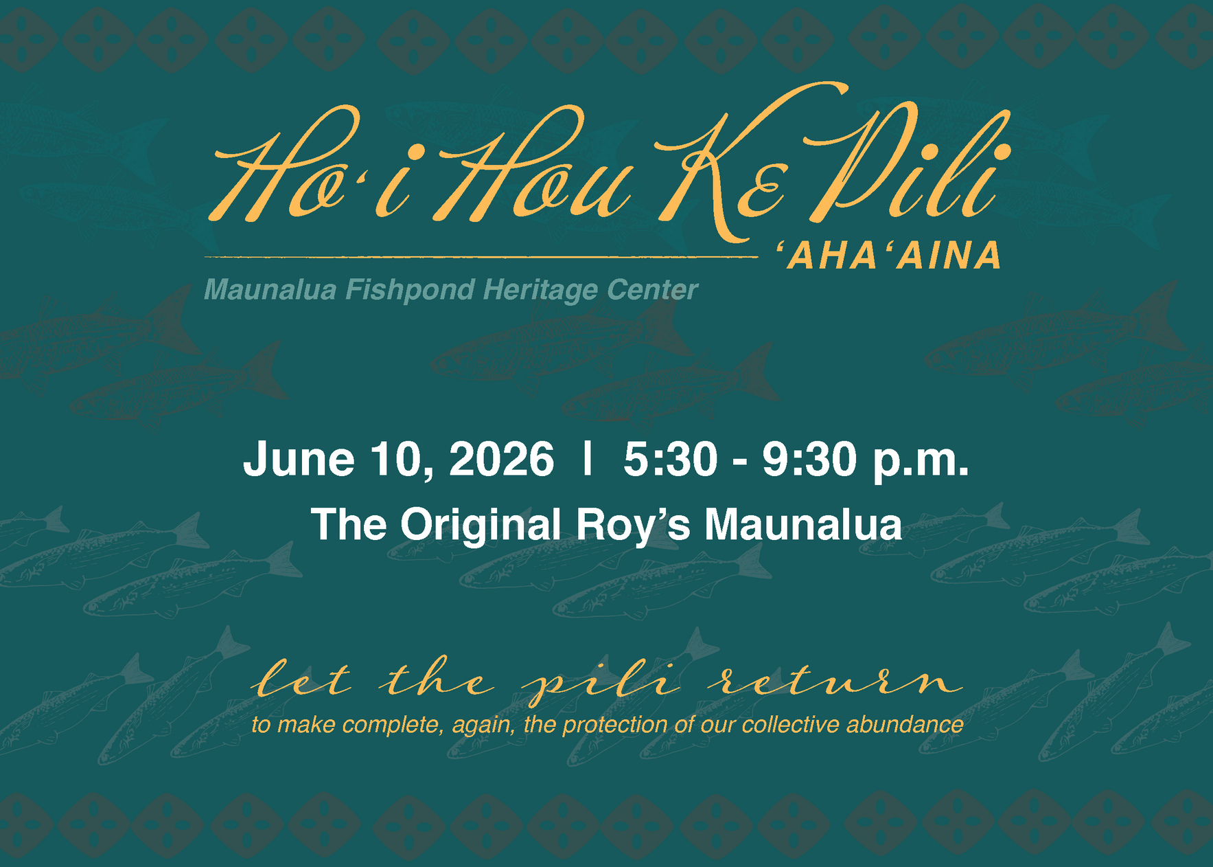 Hoʻi Hou Ke Pili 2026 image