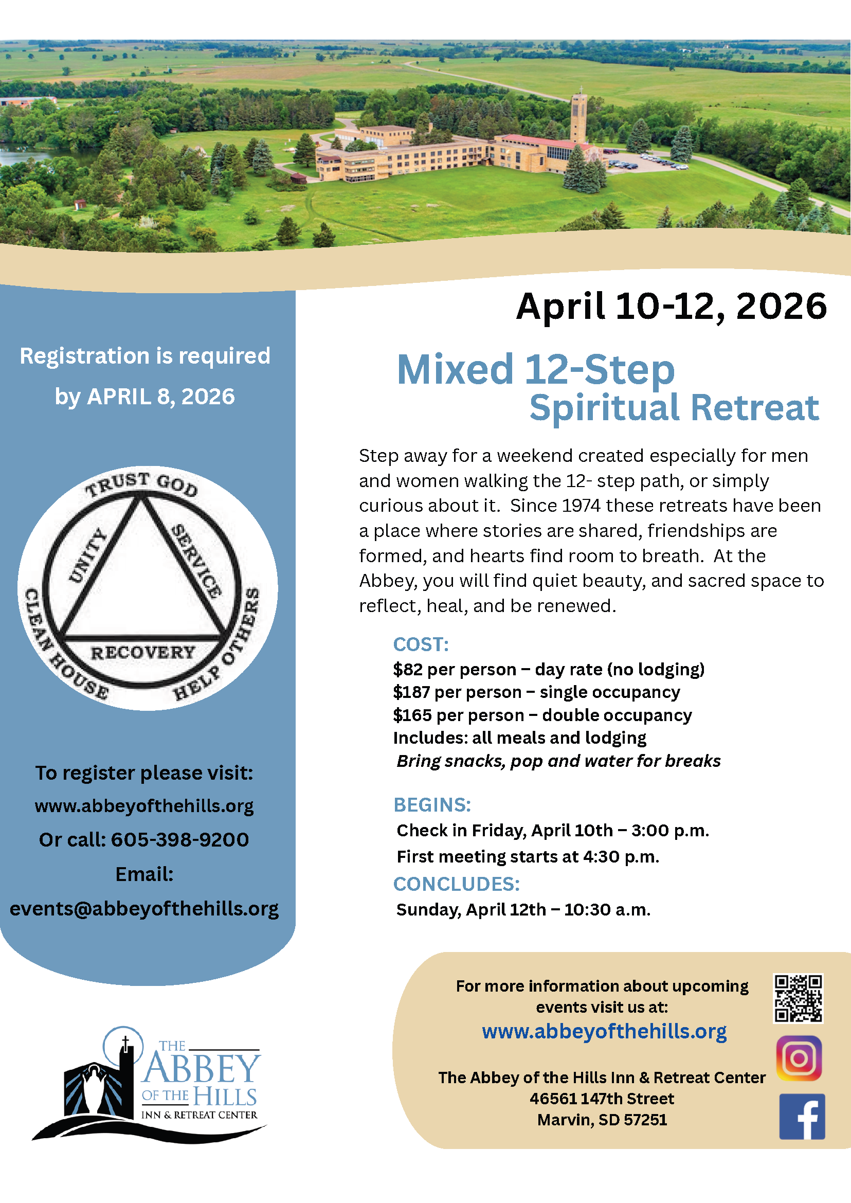 Mixed 12-Step  April 10-12, 2026 image