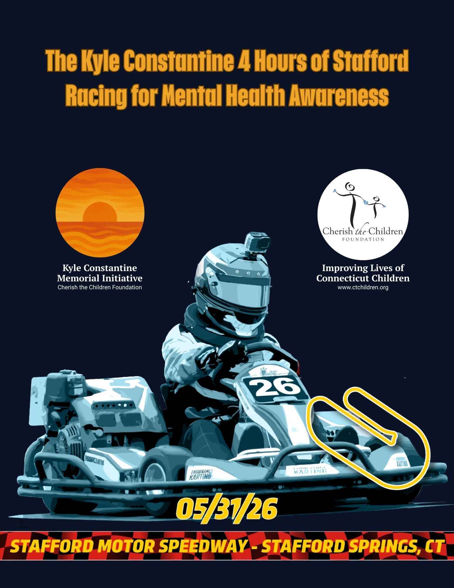 Kyle Constantine 4 Hours of Stafford (Racing for Mental Health Awareness) image