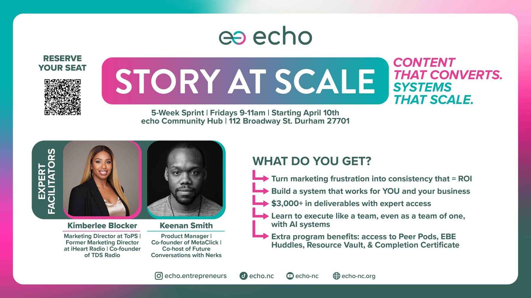 Story at Scale Spring Incubator image