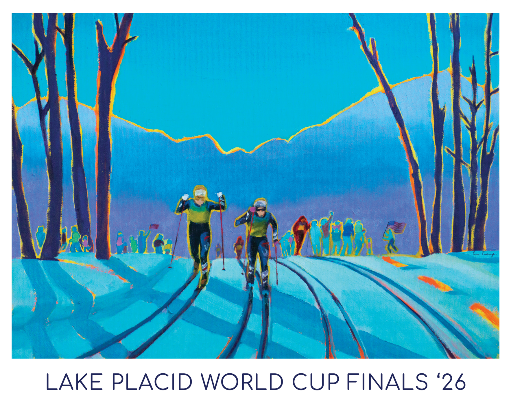 Lake Placid World Cup Finals Print by Becca Rorabaugh image