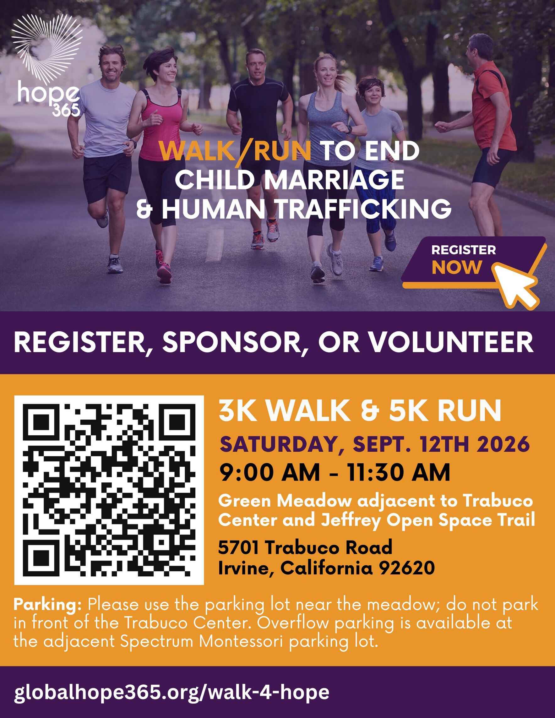 6th Annual Walk Run to End Child Marriage and Human Trafficking image