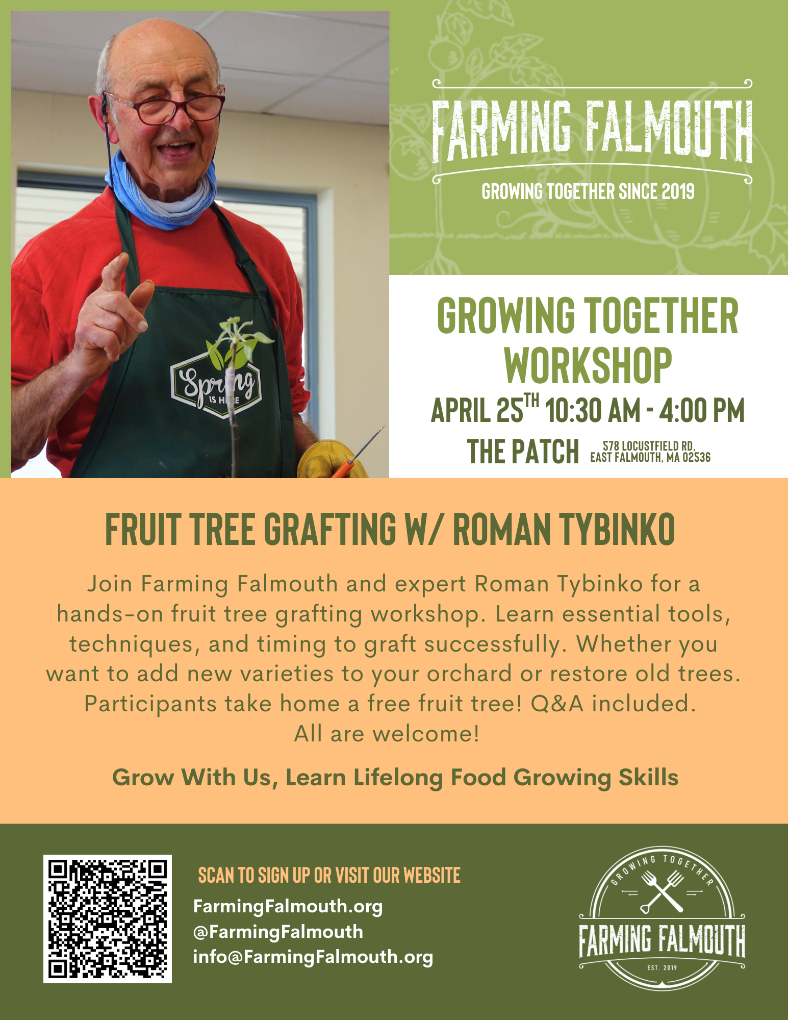 Growing Together • Fruit Tree Grafting w/Roman Tybinko  image