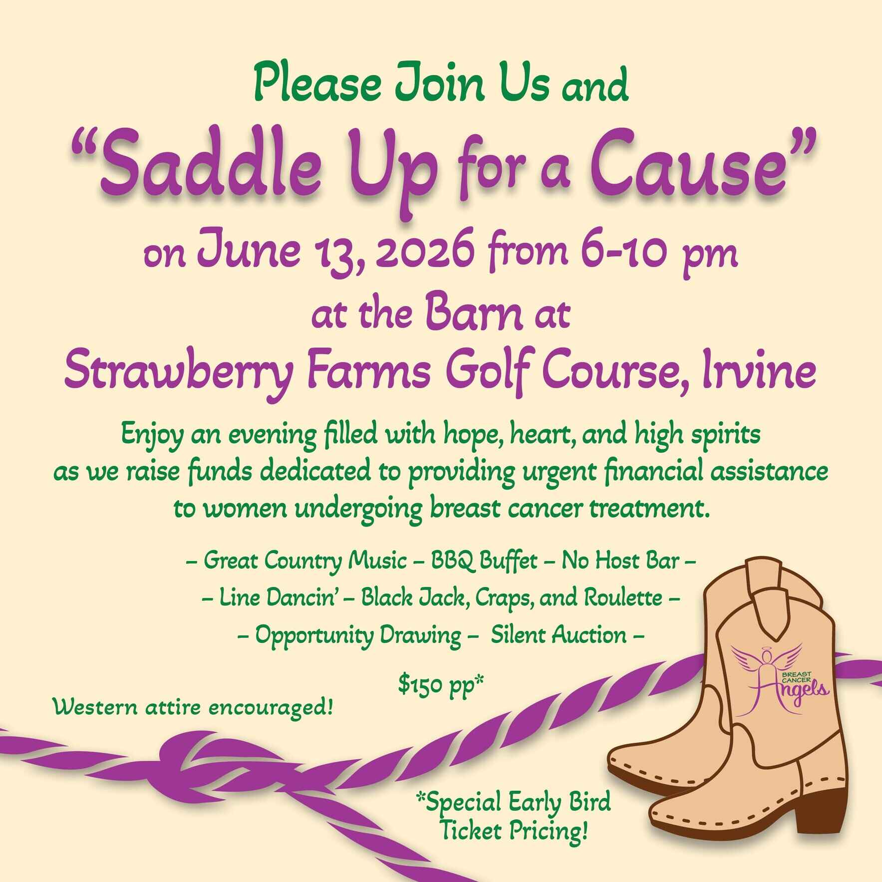 Saddle Up for a Cause image