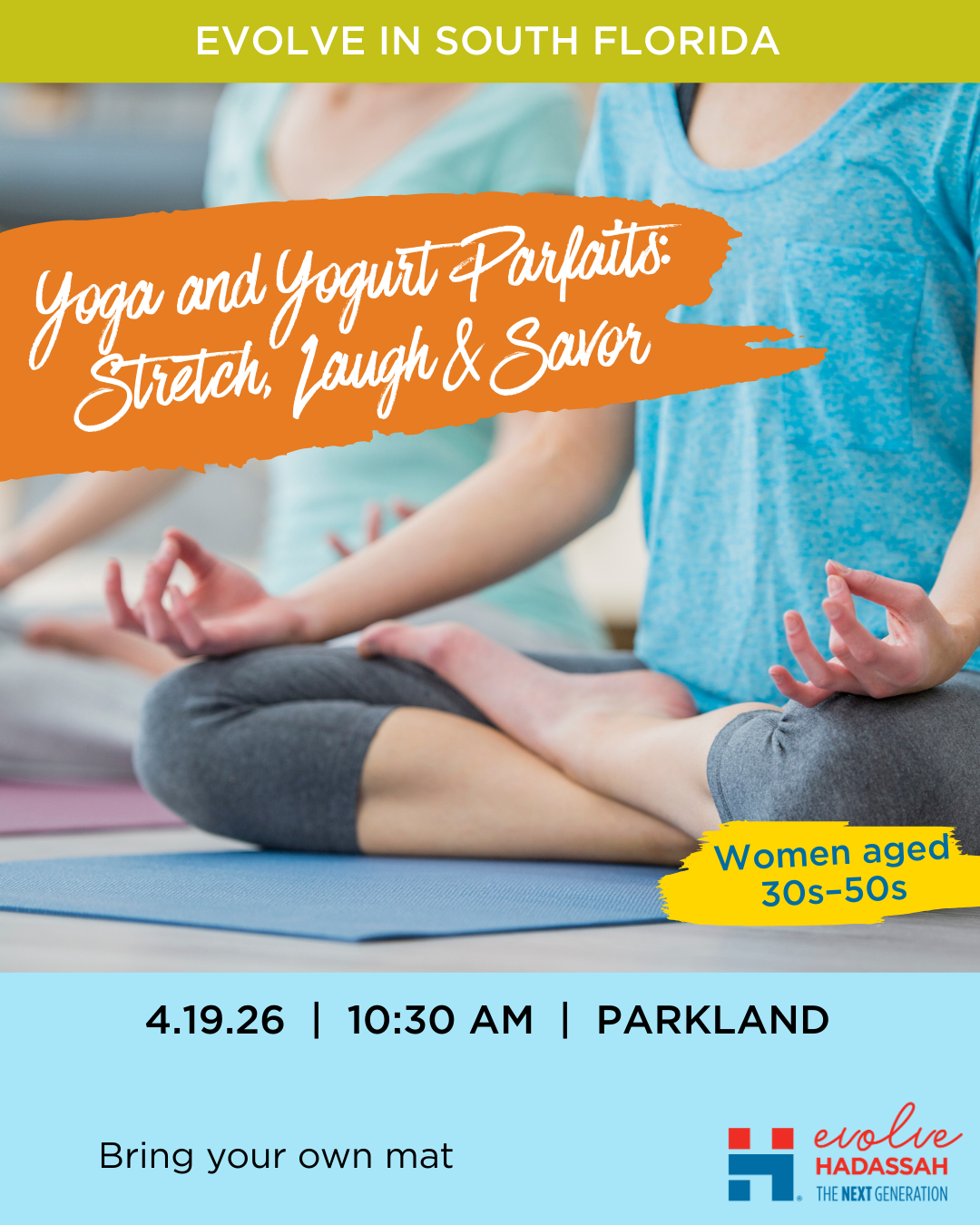 FL - FBR - Evolve in S. FL Yoga and Yogurt Parfaits 2026 image