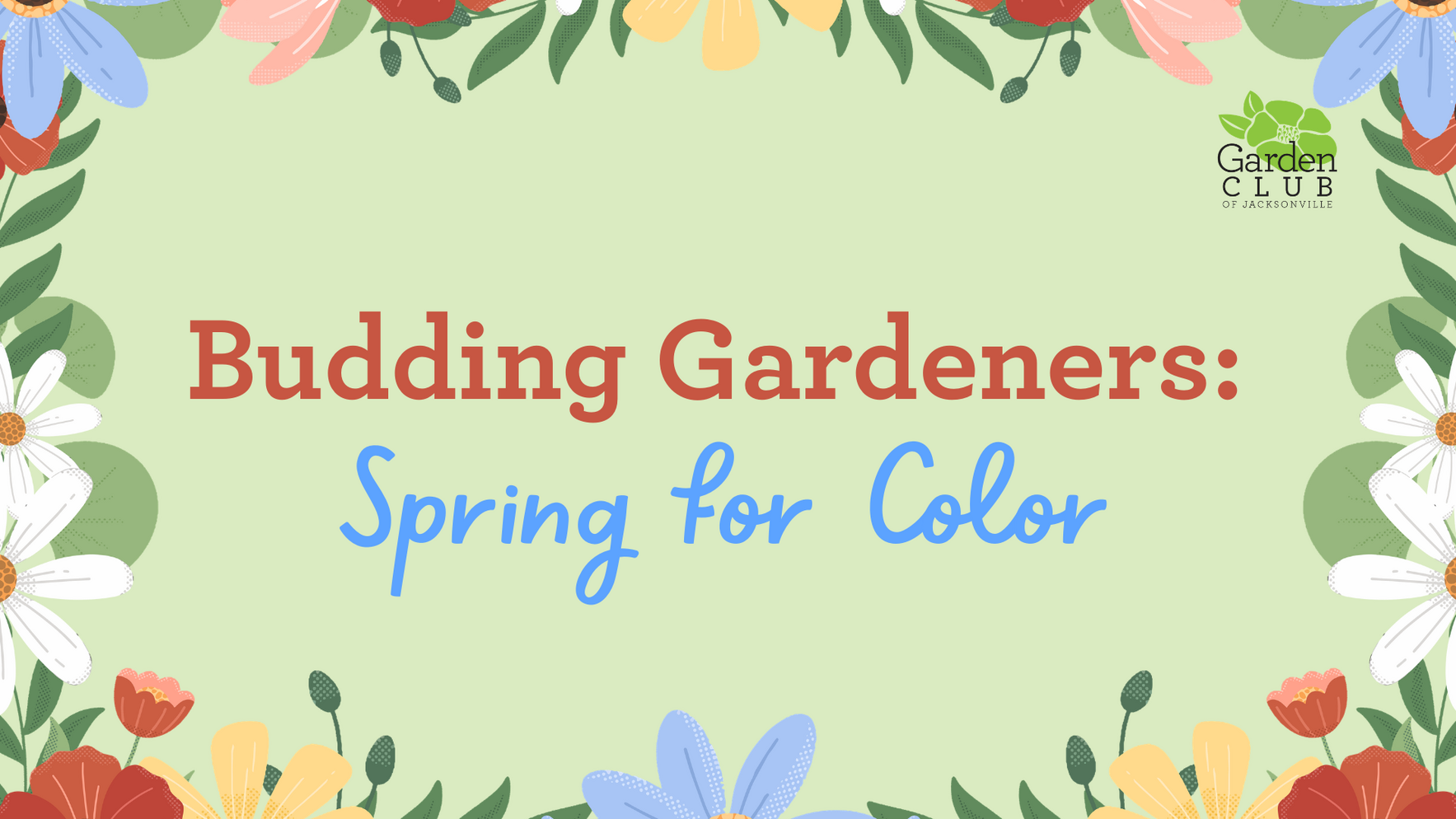 Budding Gardeners: Spring for Color image