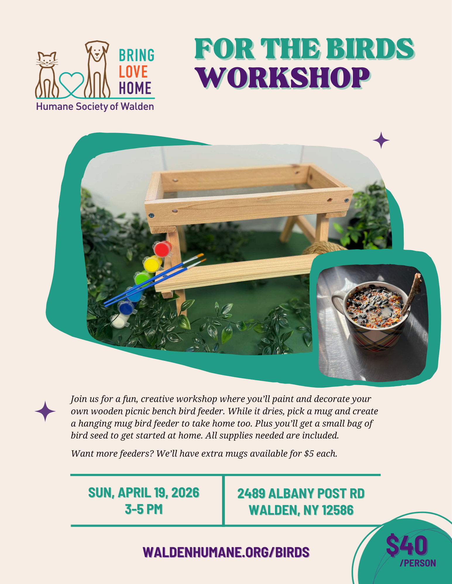 For the Birds Workshop image