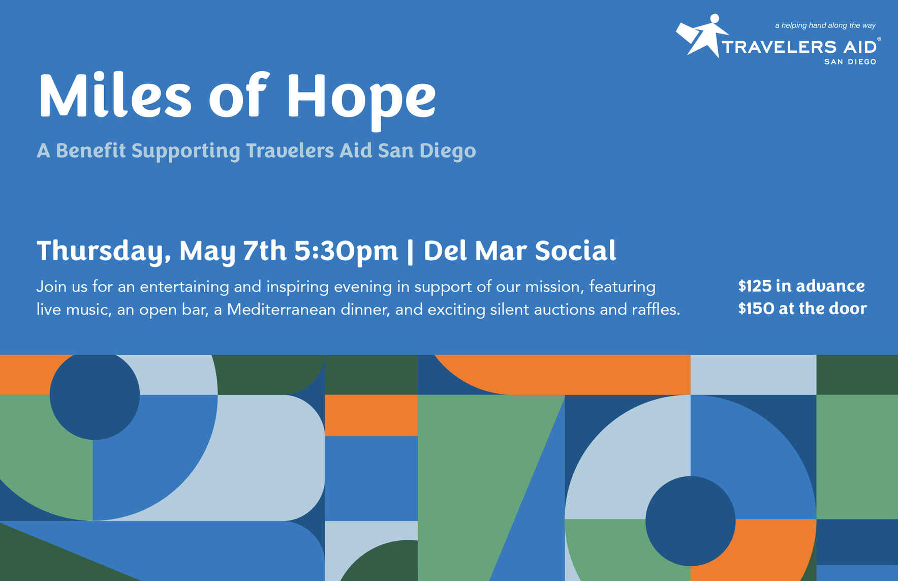 Miles of Hope: A Benefit Supporting Travelers Aid San Diego image