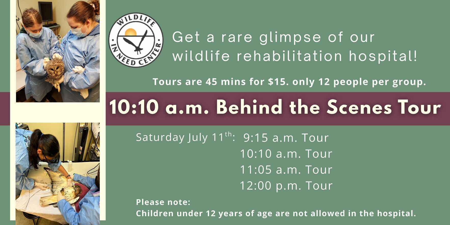 10:10 am 2026 Behind the Scenes Tour image