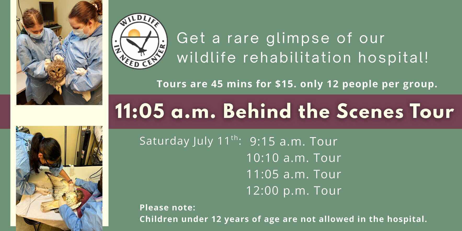 11:05 am 2026 Behind the Scenes Tour image