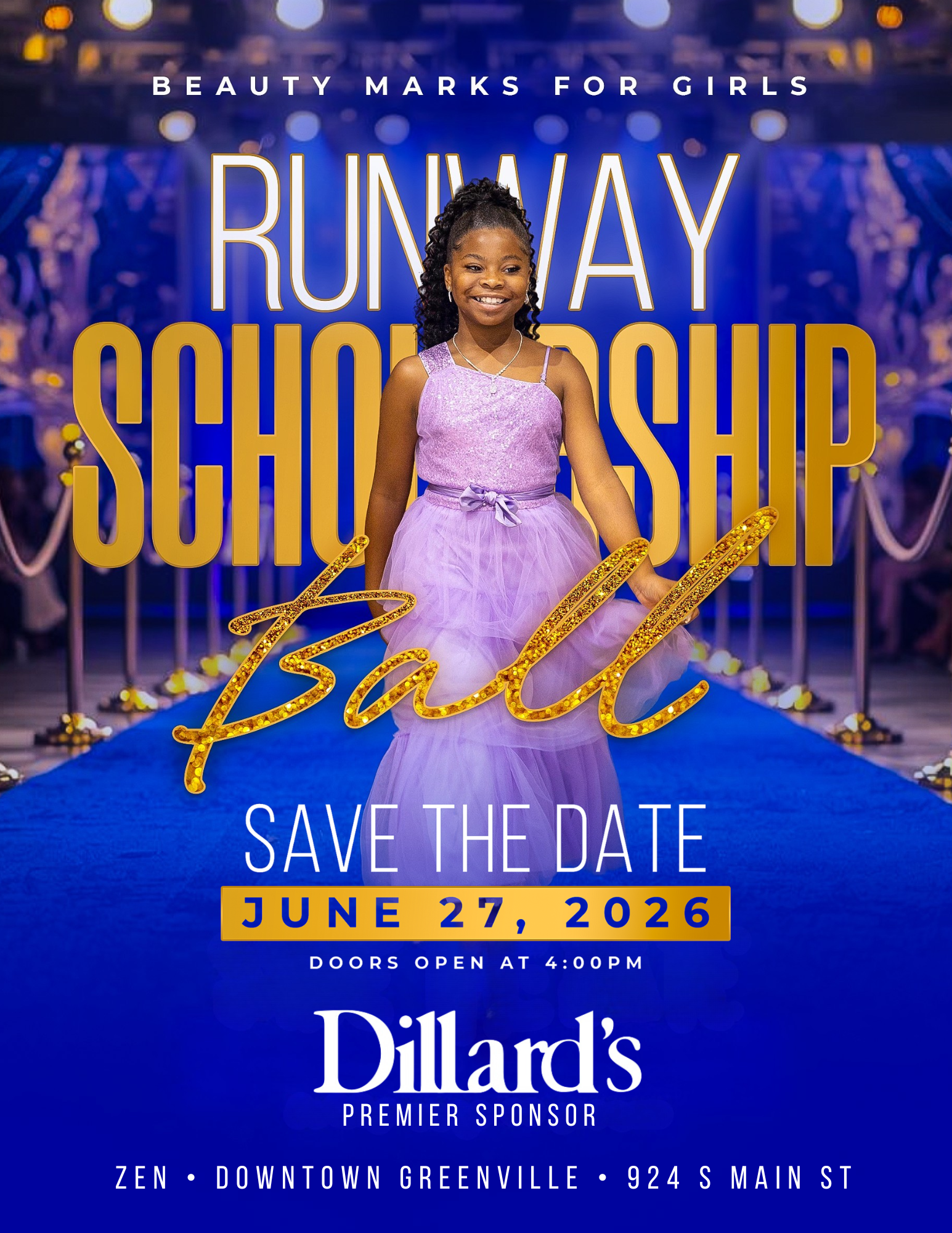 Experience Beauty Marks for Girls’ 2026 Runway College Scholarship Ball  image