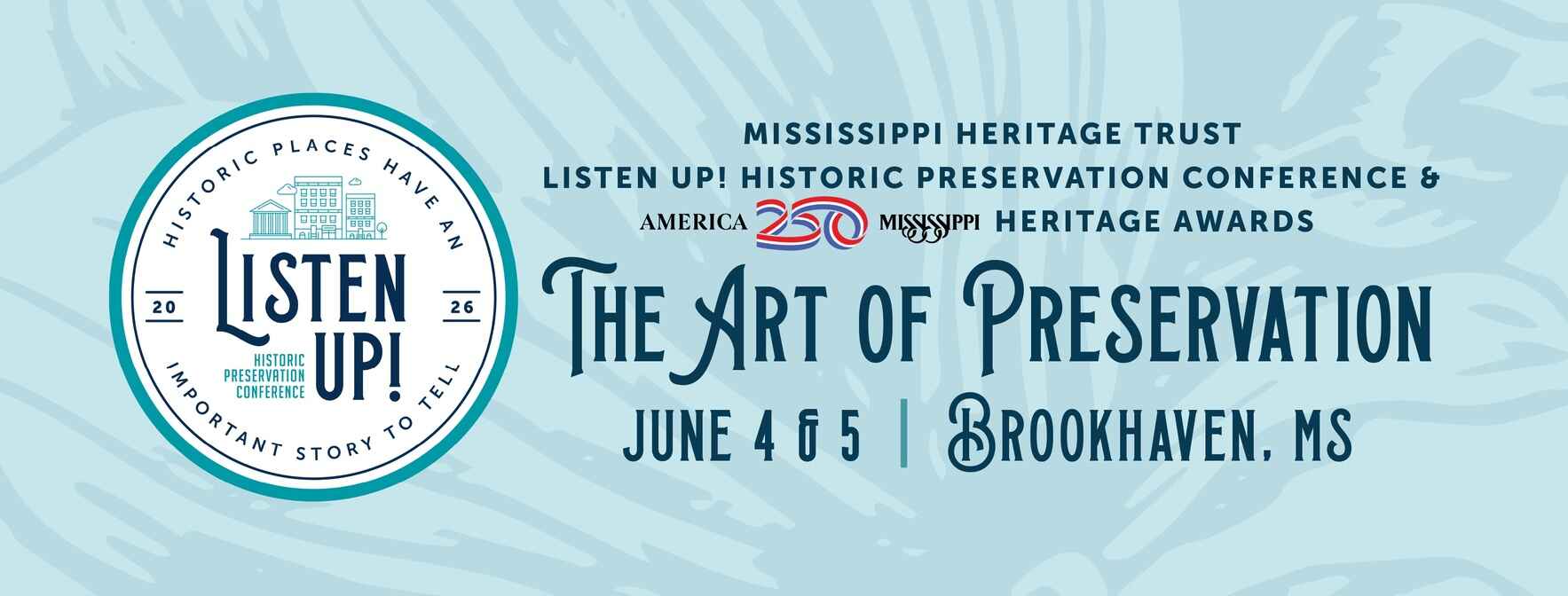 2026 Listen Up! Historic Preservation Conference and Heritage Awards image