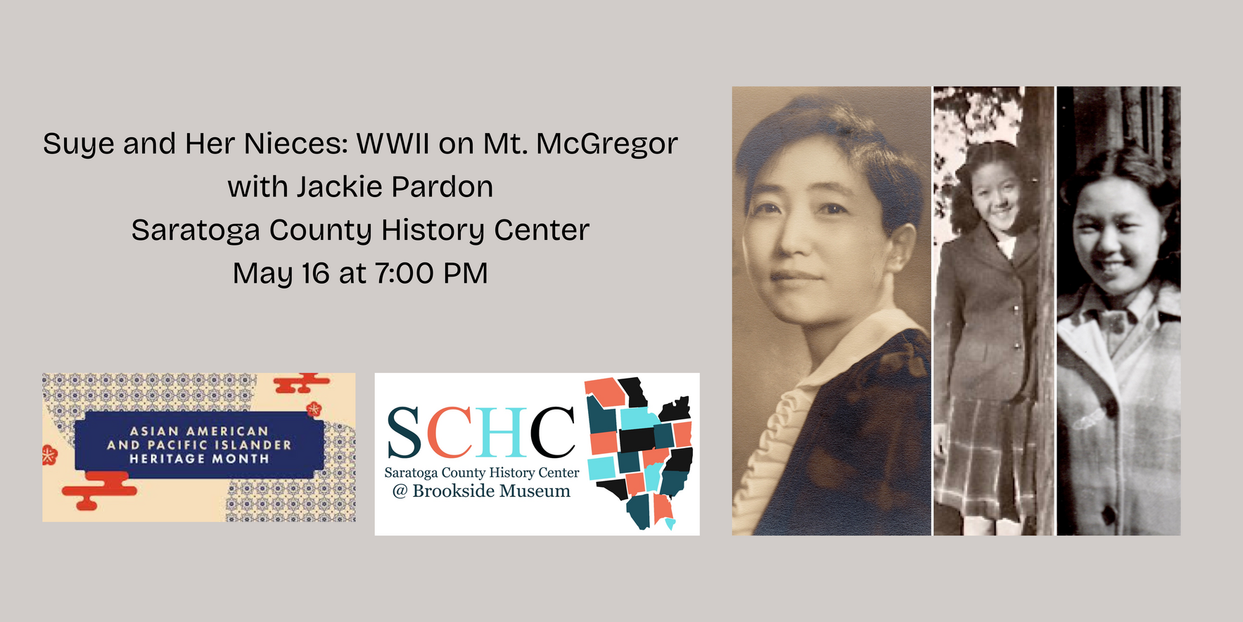 Suye and Her Nieces: WWII on Mt. McGregor with Jackie Pardon image