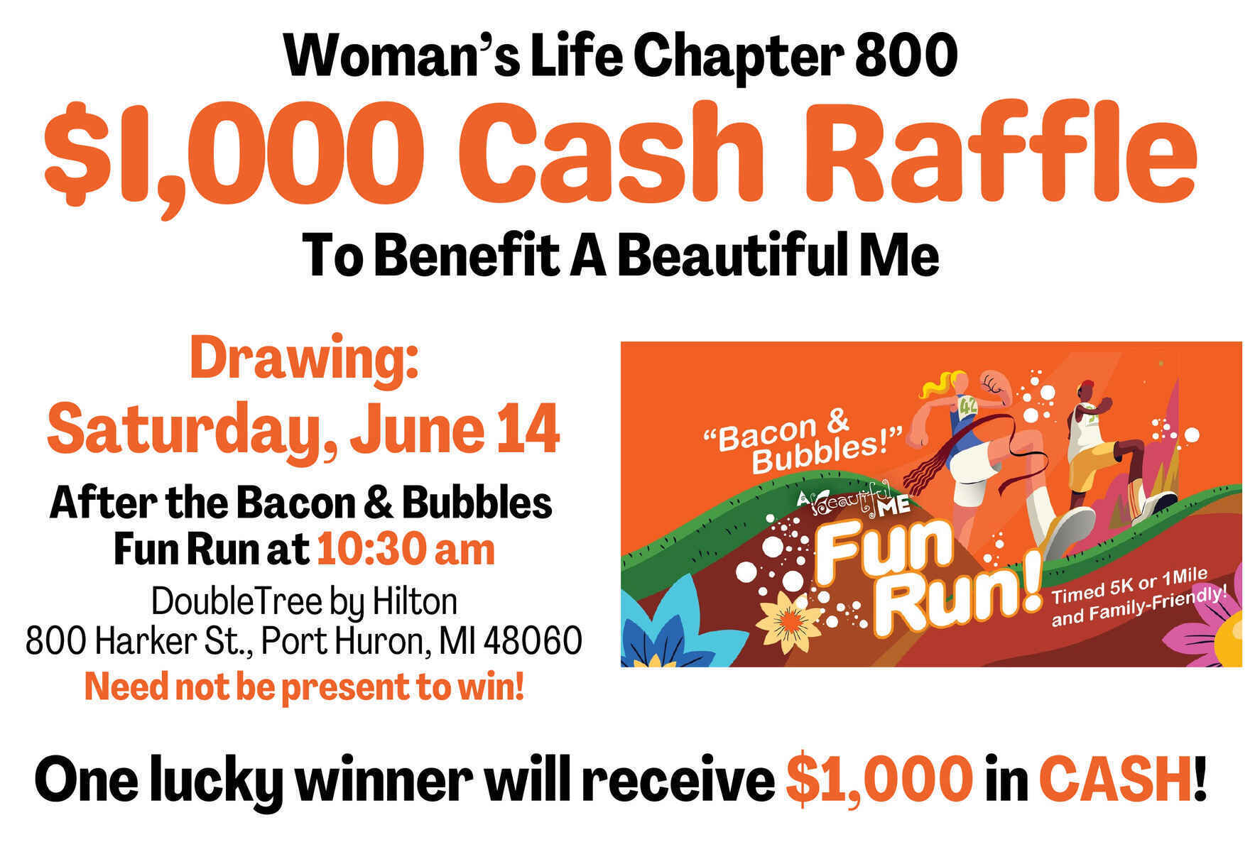 $1,000 Cash Raffle image
