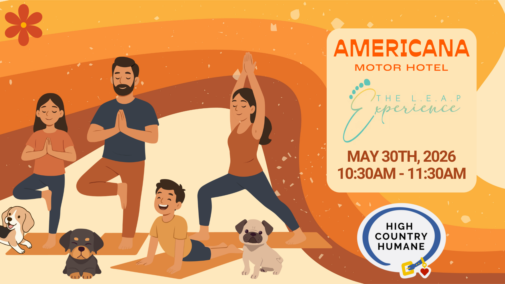 Puppy Yoga on Route 66 image