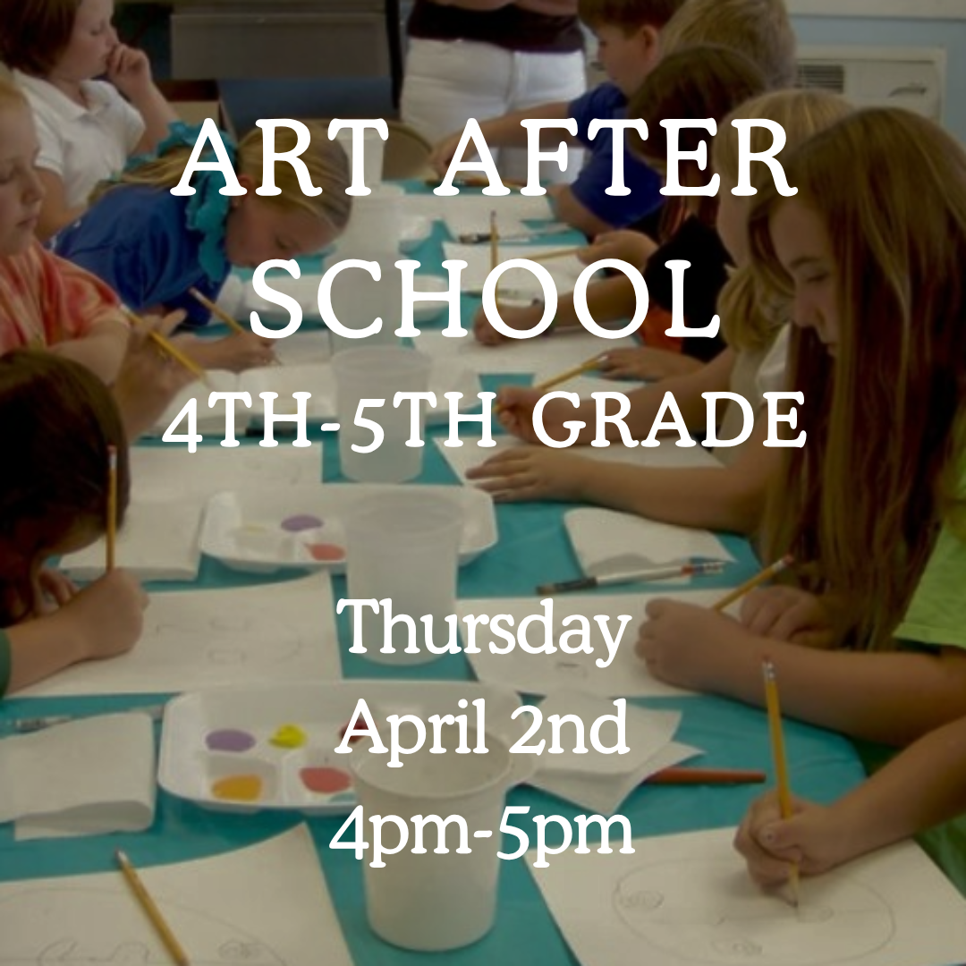 Art After School (4th-5th Grade) with Professional Artist Odie Tucker image