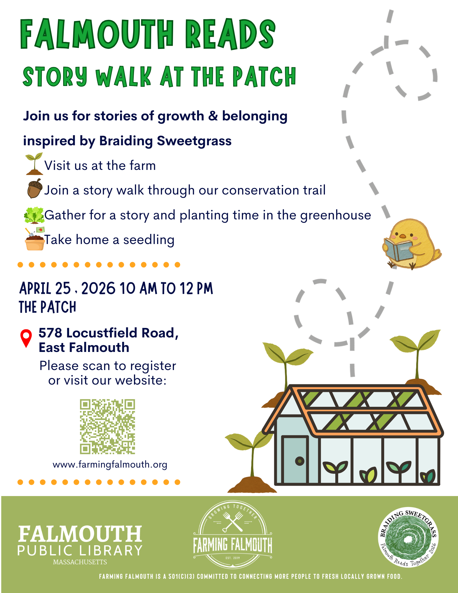 Falmouth Reads Story Walk image