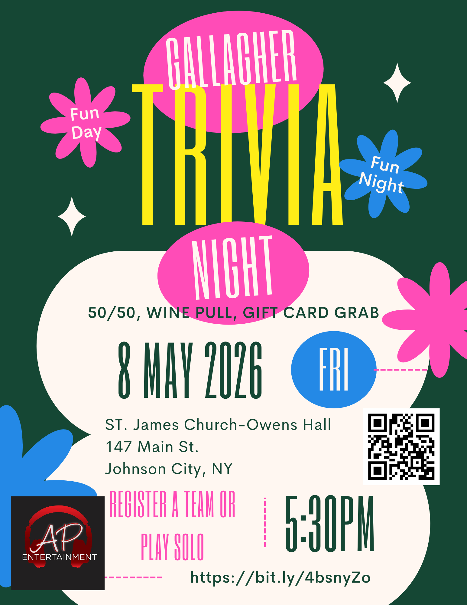 2026 Gallagher Fund "Fun Raising" Trivia Night! image