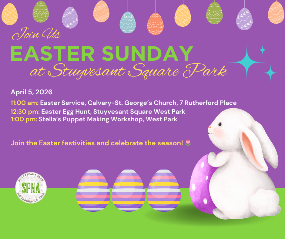 Easter in Stuyvesant Square Park: Egg Hunt + Arts & Crafts Workshop image