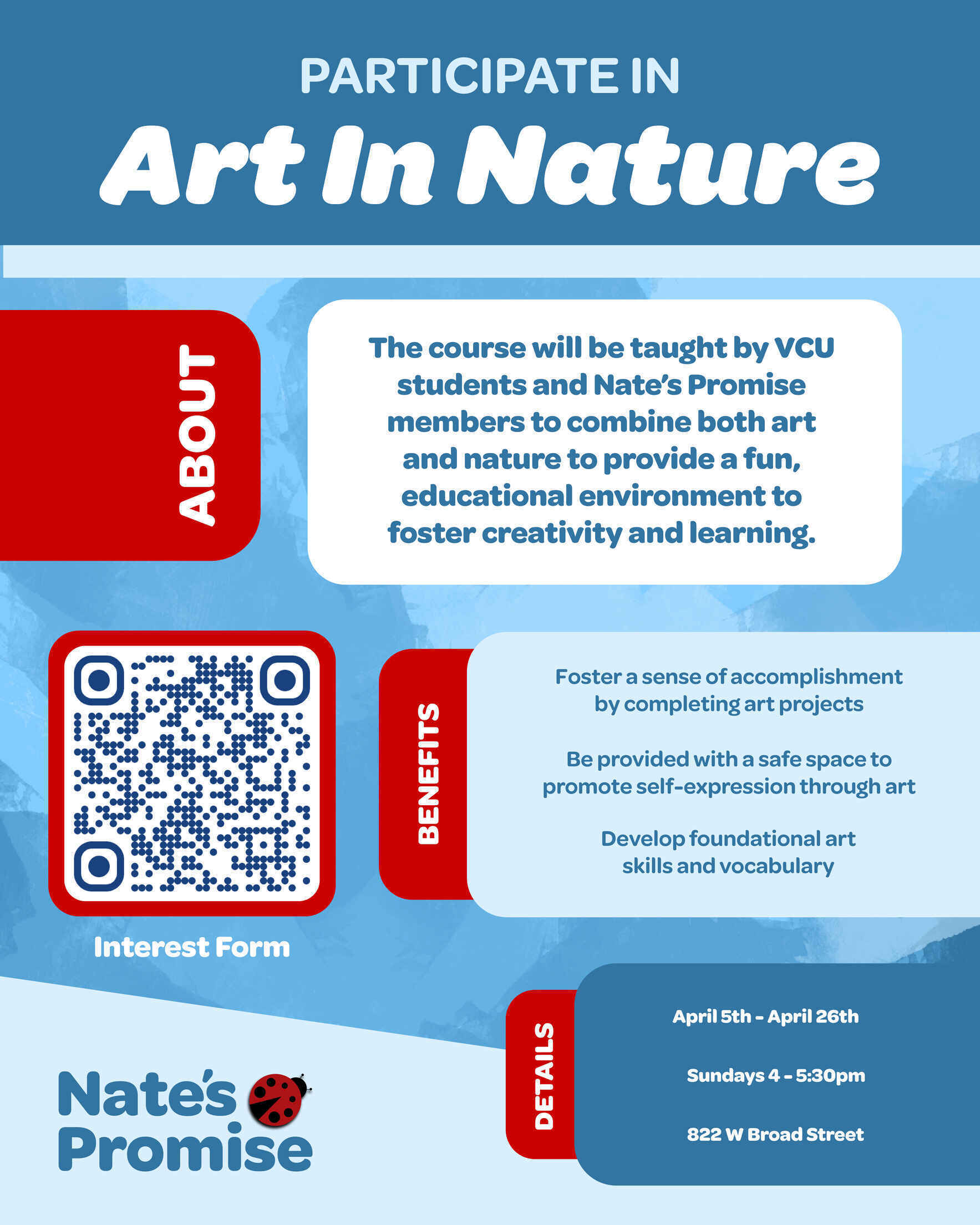 Nate's Promise Art in and With Nature image