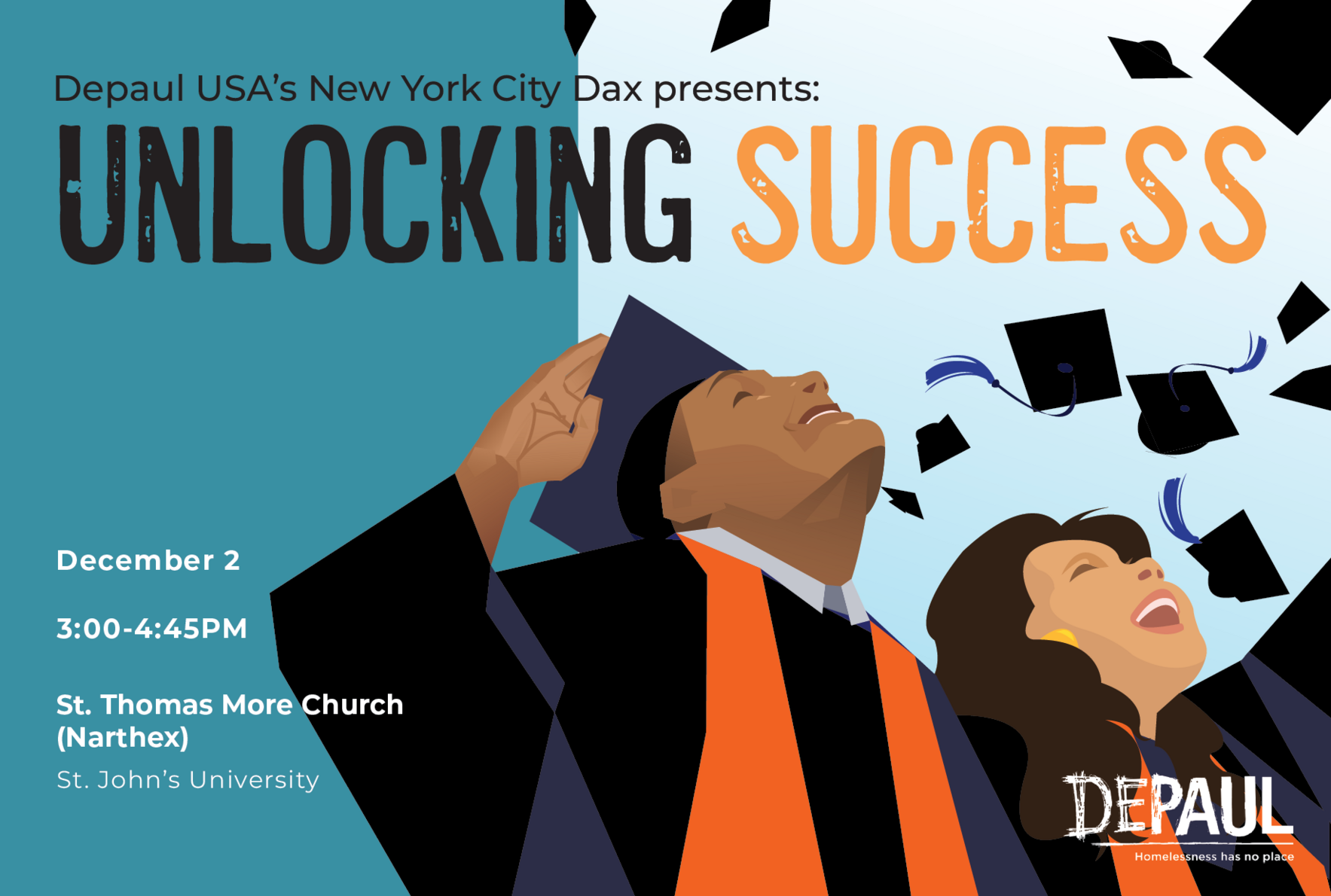 Depaul USA New York presents: Unlocking Success image