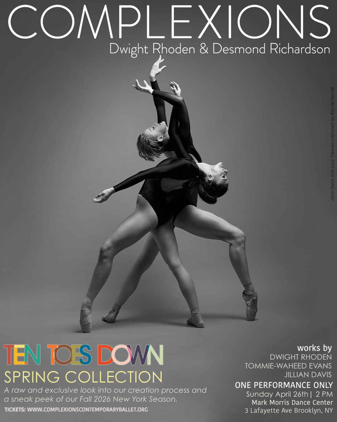 Ten Toes Down Spring Collection: Showing and Fundraiser to Support Complexions! image