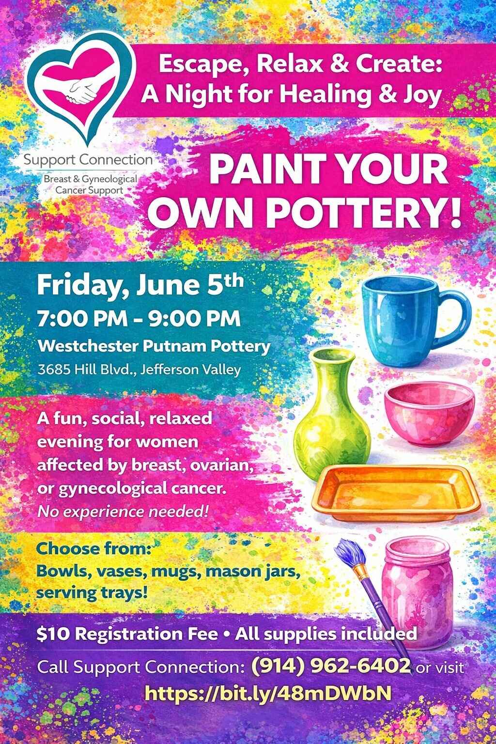 2026 Pottery Night at Westchester Putnam Pottery image