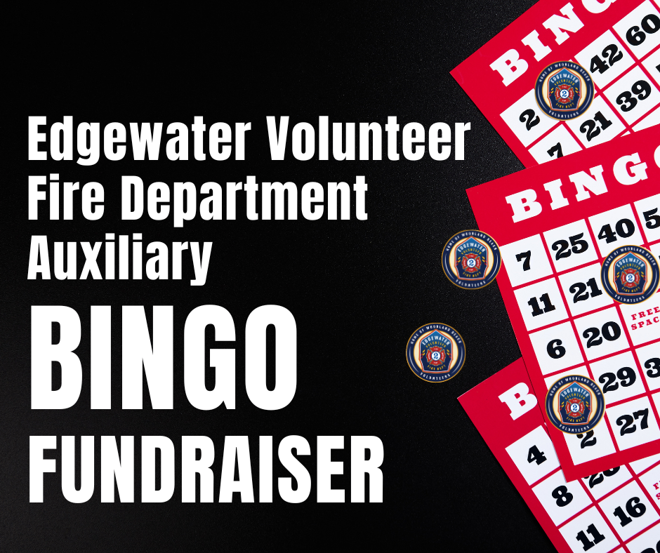 Edgewater Volunteer Fire Department Auxiliary Bingo Fundraiser image