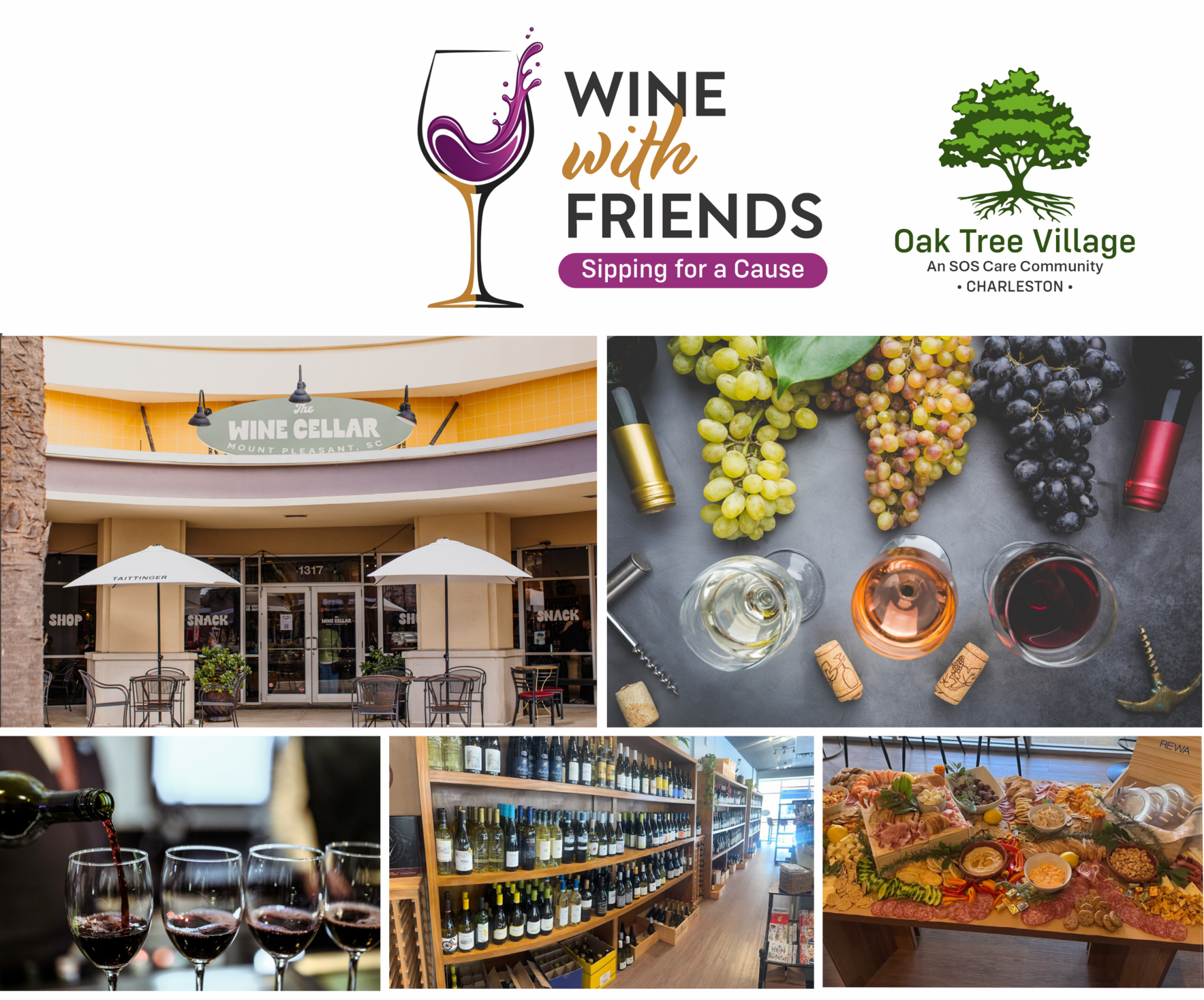 Oak Tree Village • Wine With Friends image