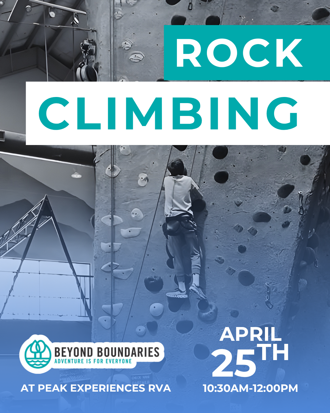 Indoor Rock Climbing with Beyond Boundaries image