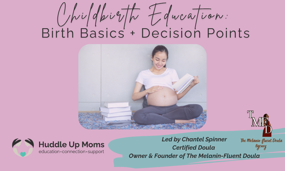June 20th: Childbirth Education: Birth Basics + Decision Points image