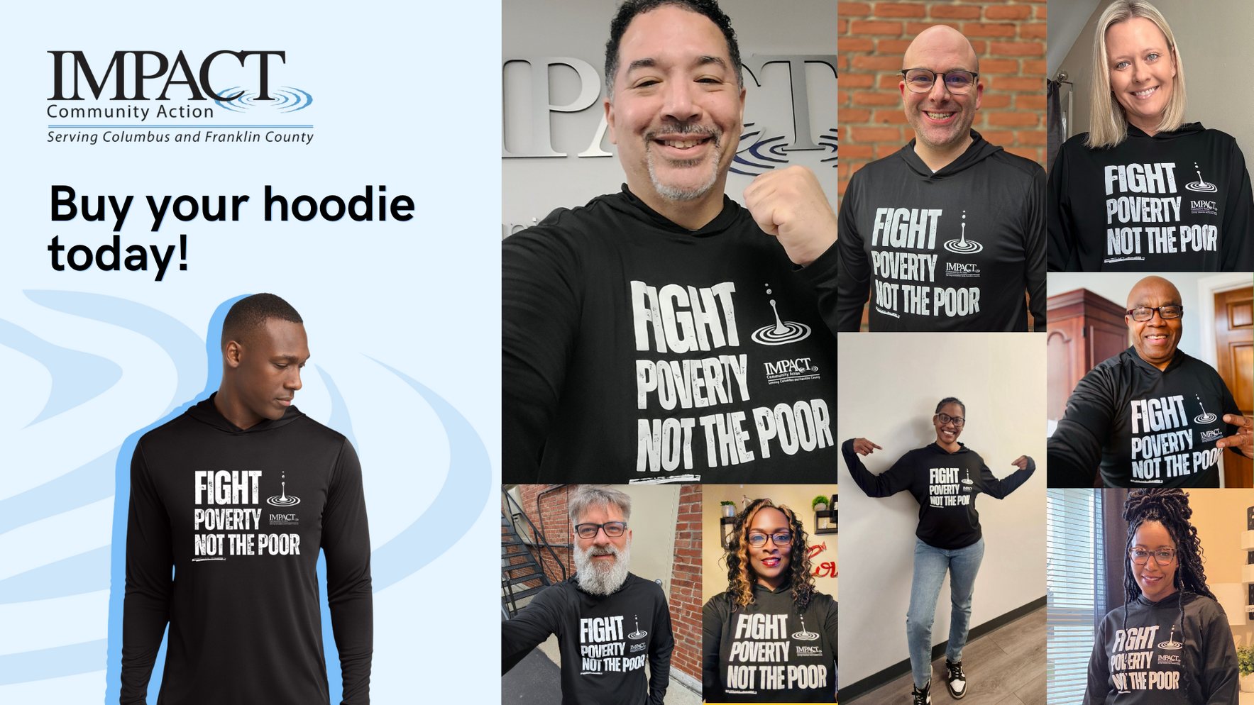 IMPACT Community Action Hoodie Sale image