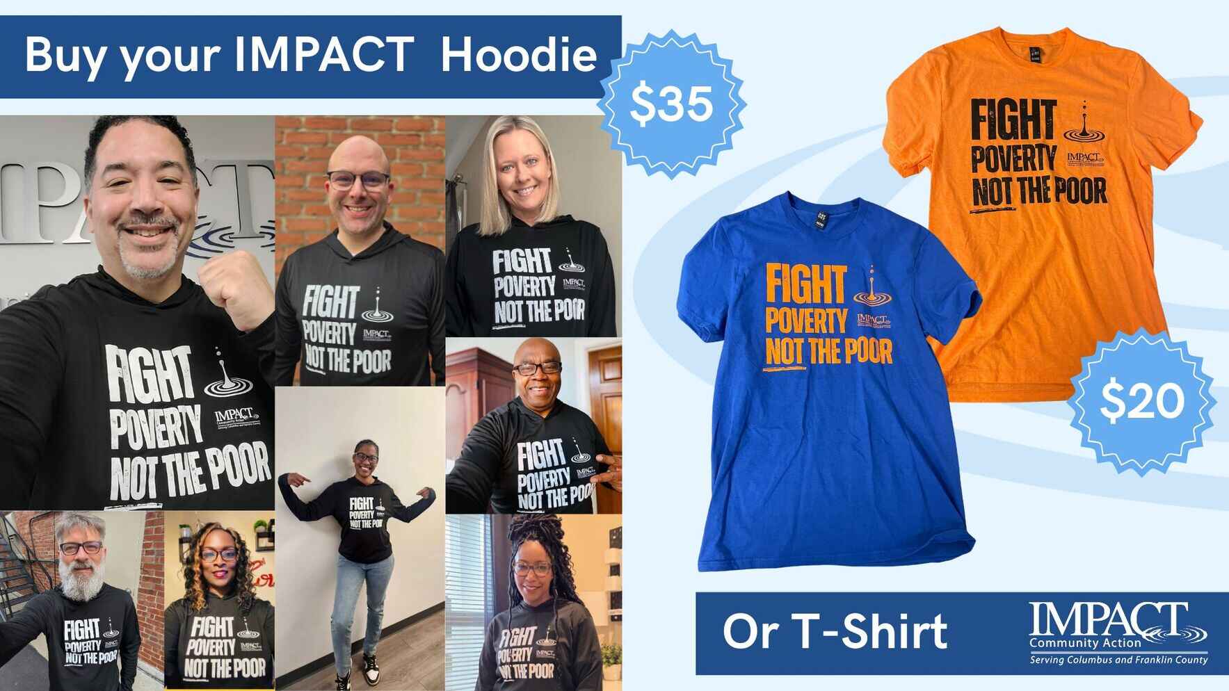 IMPACT Community Action Merch Sale image