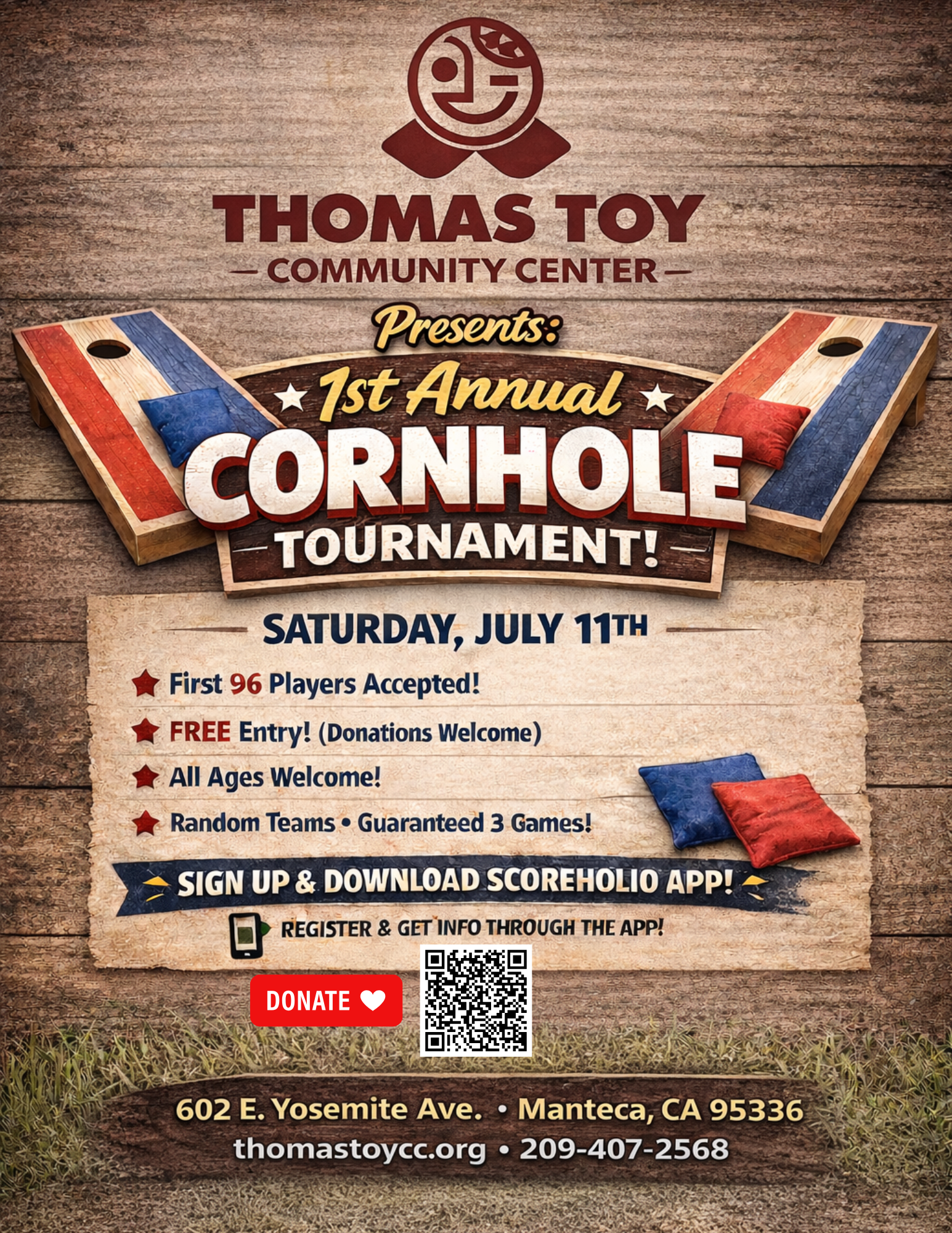 1st Annual Cornhole Tournament image